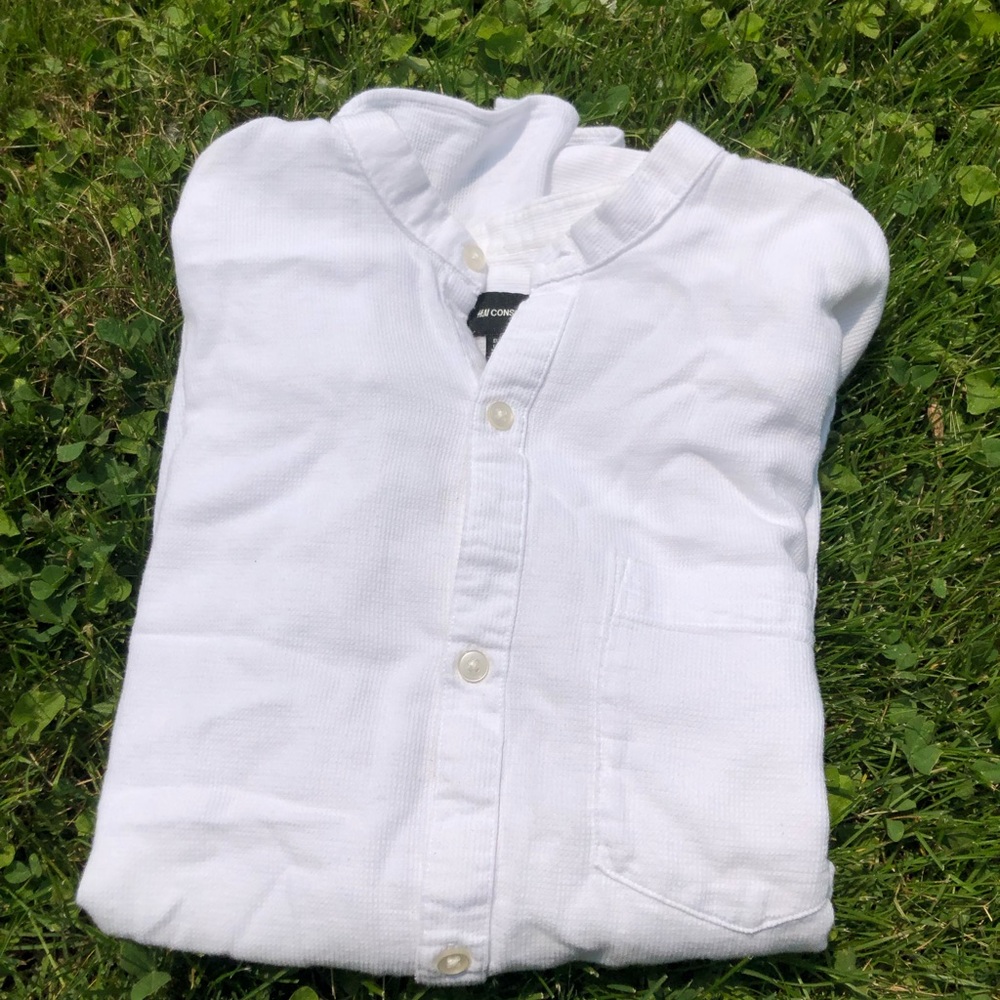 H&M Conscious grandad collar shirt!